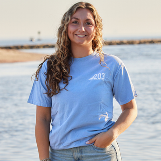 Vintage-Washed 203 Home Tee Blue
