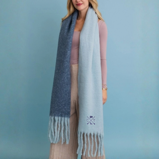 CT Two-Tone Oversized Scarf