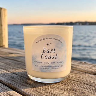 The 203 East Coast Candle - Connecticut candle locally poured in The Two Oh Three CT