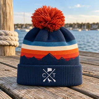 CT Mountain Cuffed Beanie