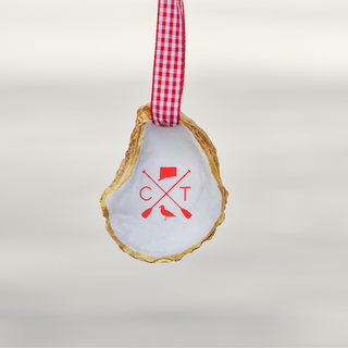 Holiday Connecticut Oyster Shell Ornament