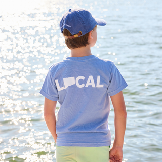 Youth Vintage Washed CT Local Tee Blue