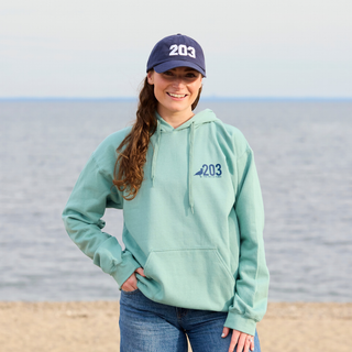 Classic 203 East Coast Hoodie - Coastal Green