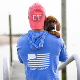Vintage Washed 203 East Coast Hooded Long Sleeve
