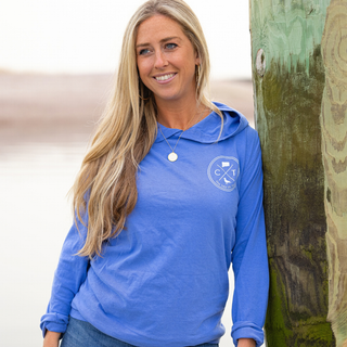 Vintage Washed 203 East Coast Hooded Long Sleeve