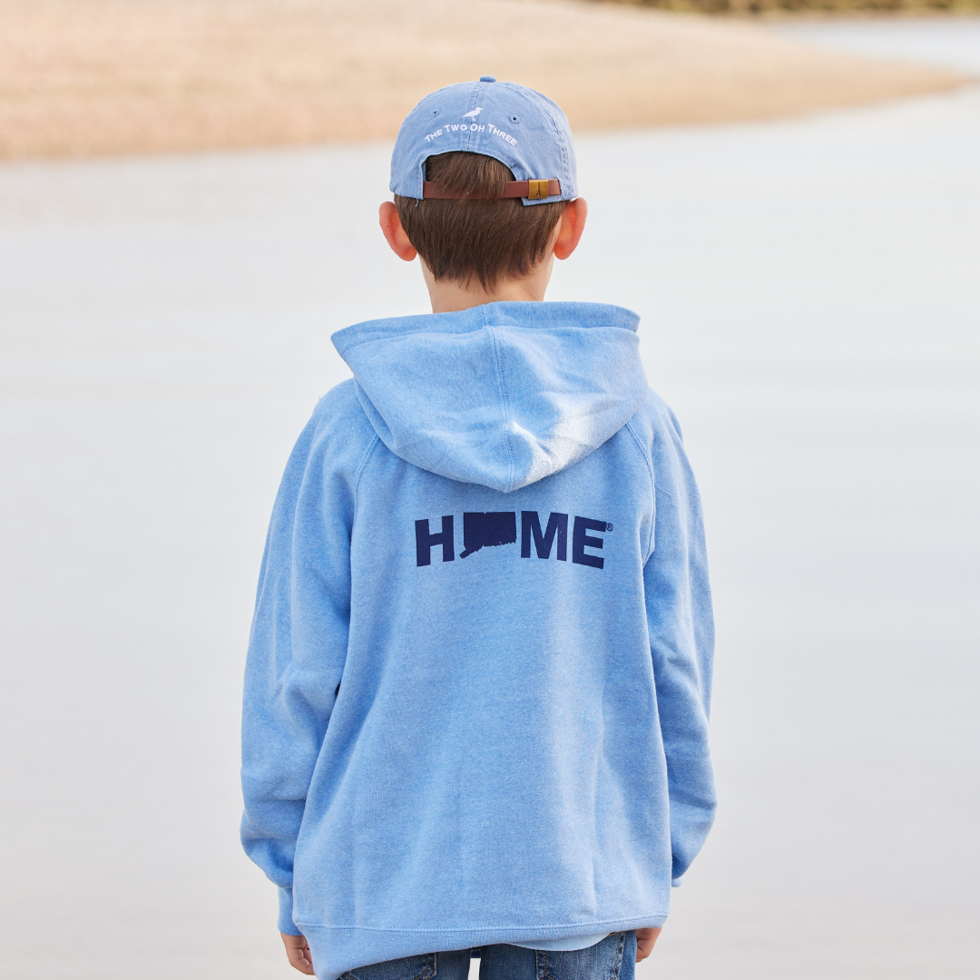Youth Blue Home-ie Hoodie – The Two Oh Three - Main Image