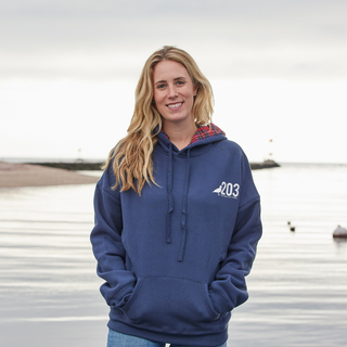 Flannel Lined 203 Local Hoodie