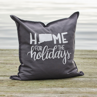 Home For The Holidays Throw Pillow