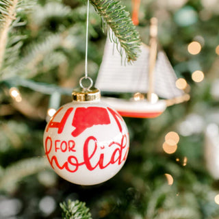 Home For The Holidays Globe Ornaments