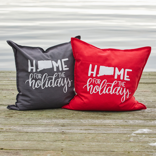 Home For The Holidays Throw Pillow
